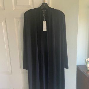 Eileen Fisher - Classic Black Long Shaped Cardigan